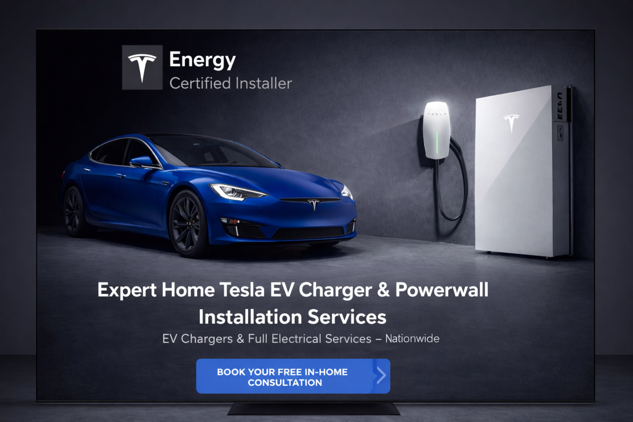 Tesla Powerwall and Charger Promo